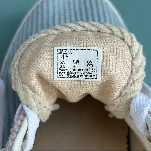 Vans Pink and Blue Corduroy Sneakers - Picture 8 of 9